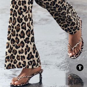 NWT zara leopard kitten heels 37 (US 6.5)